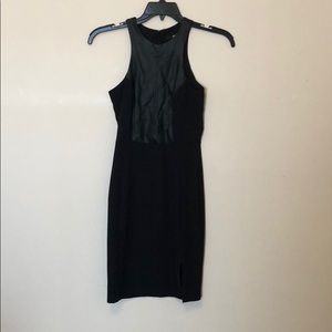 H&M black coattail dress